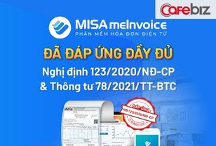 Hóa đơn điện tử MISA MEINVOICE đáp ứng đầy đủ Nghị định 123/2020/NĐ-CP và Thông tư 78/2021/TT-BTC