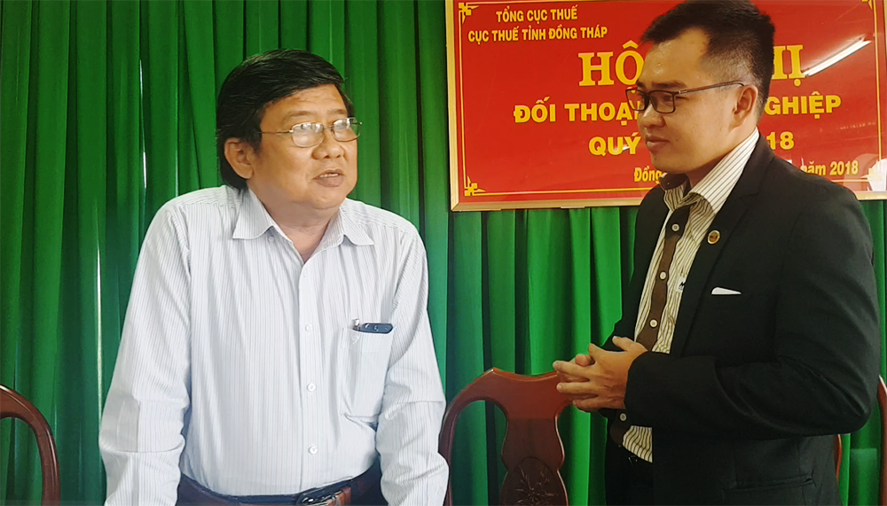 Ông Nguyễn Thành Châu - Phó Cục Trưởng Cục Thuế tỉnh Đồng Tháp