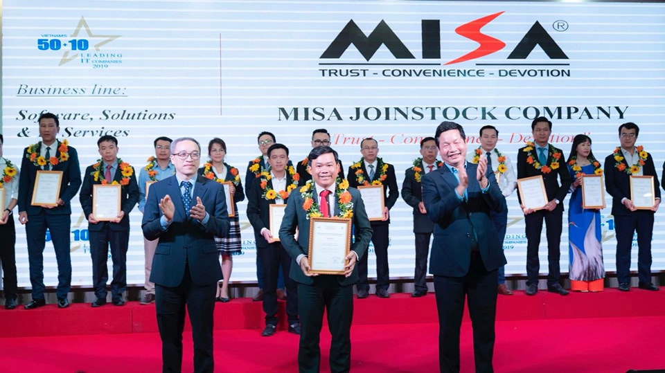 MISA tiếp tục lọt TOP 10 doanh nghiệp có năng lực công nghệ 4.0 tiêu biểu tại Việt Nam