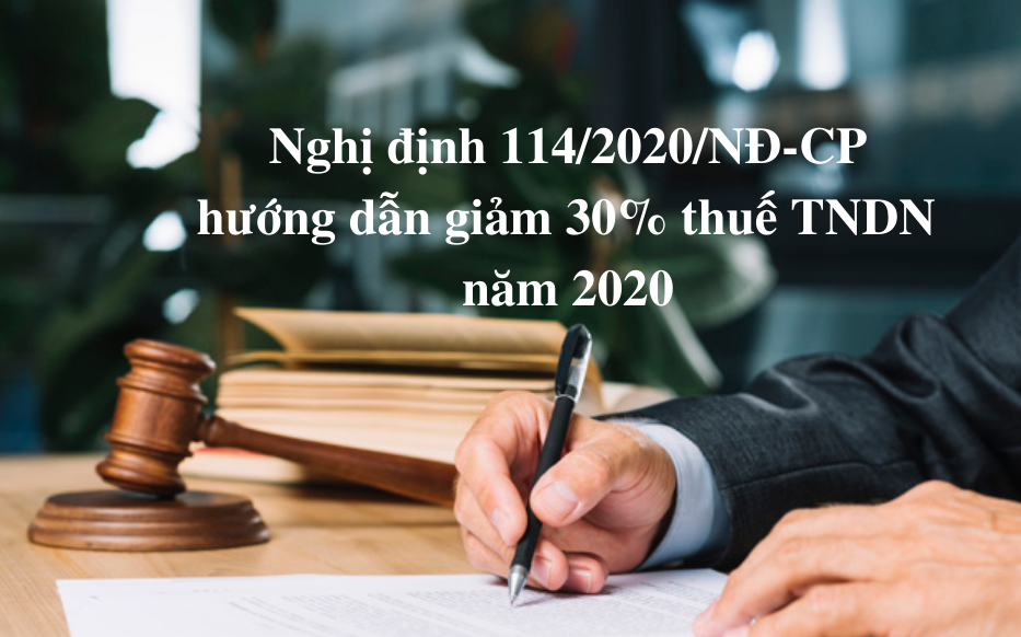 Nghị định 114/2020/NĐ-CP hướng dẫn giảm 30% thuế TNDN năm 2020 - Hóa Đơn Điện Tử MISA | Tiết kiệm 90% Chi Phí | An toàn nhất