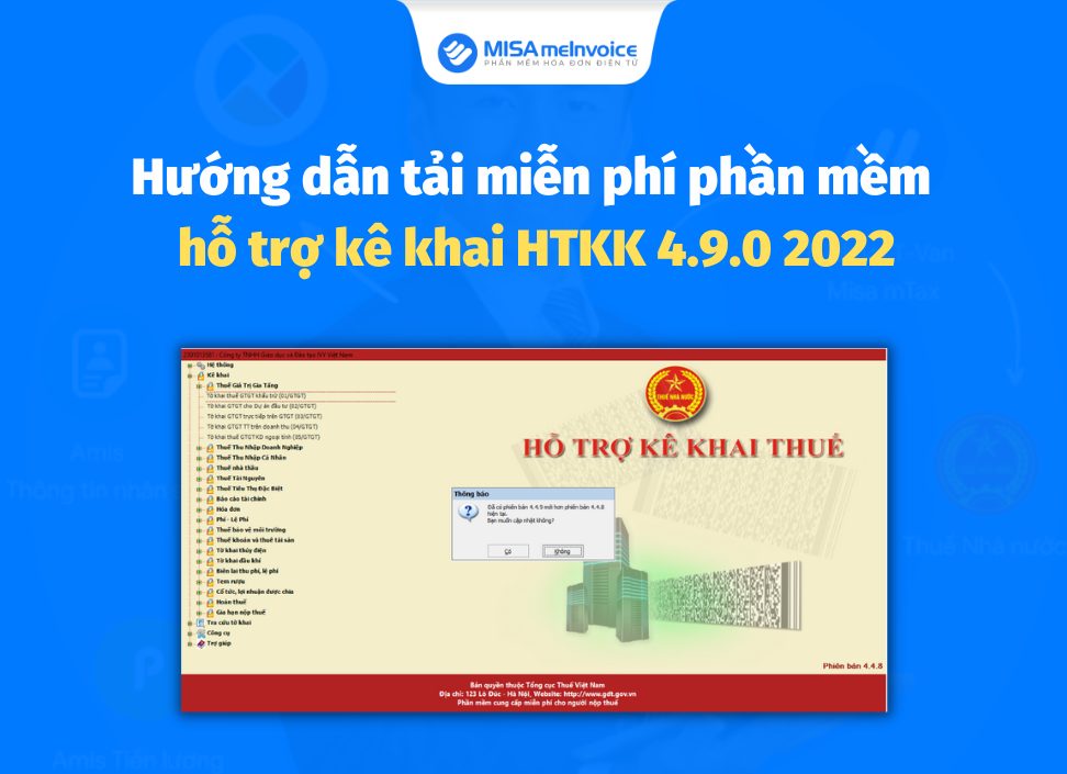 Hướng dẫn tải miễn phí phần mềm hỗ trợ kê khai HTKK 4.9.3 mới nhất 2022