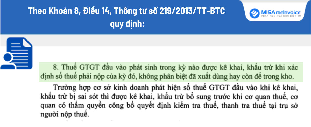 thuế GTGT đầu vào