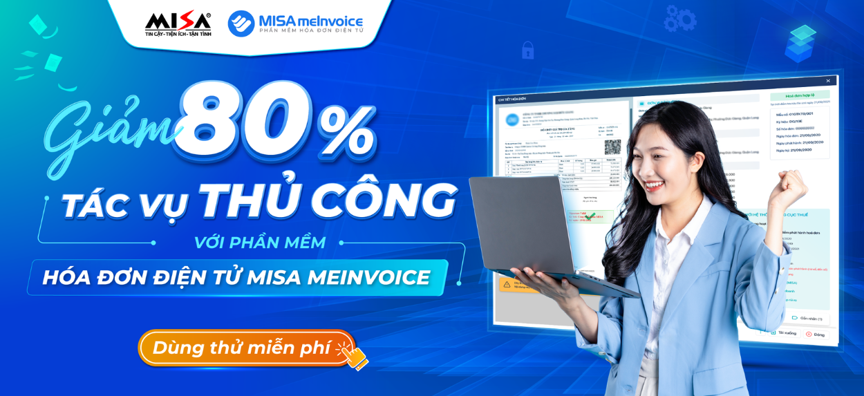 banner phần mềm hóa đơn điện tử misa