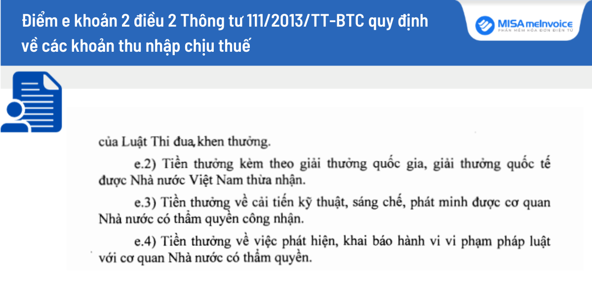 các khoản thu nhập chịu thuế TNCN