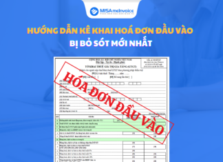 kê khai hóa đơn đầu vào bị bỏ sót