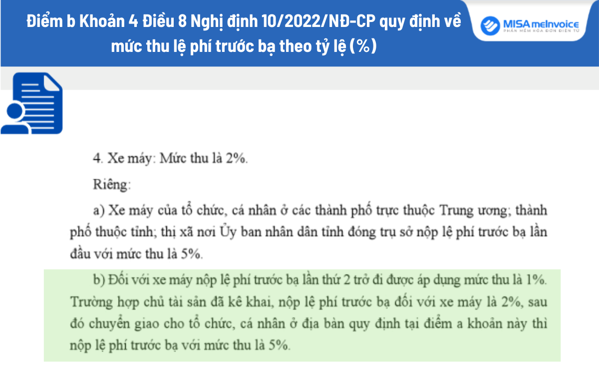 cho tặng xe máy có cần nộp lệ phí trước bạ