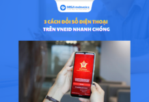 đổi số điện thoại vneid