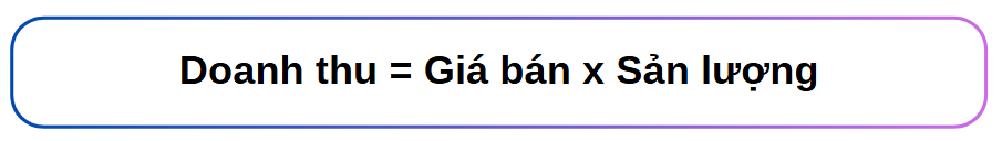 công thức tính doanh thu sản phẩm