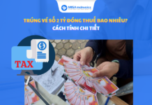 trúng vé số 2 tỷ đồng đóng thuế bao nhiêu